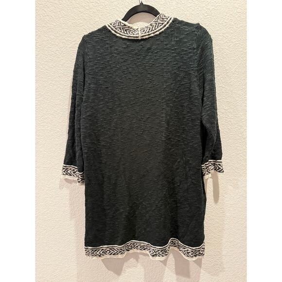 Torrid Axtec Trim Cardigan in Black Size 1 - Picture 2 of 3